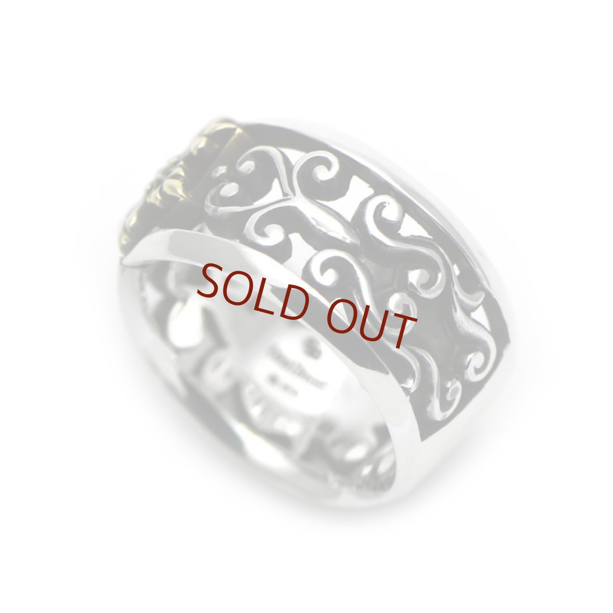 スノーフレーク 雪の結晶 シルバー ブラス コンビリング【cooldust | クールダスト】