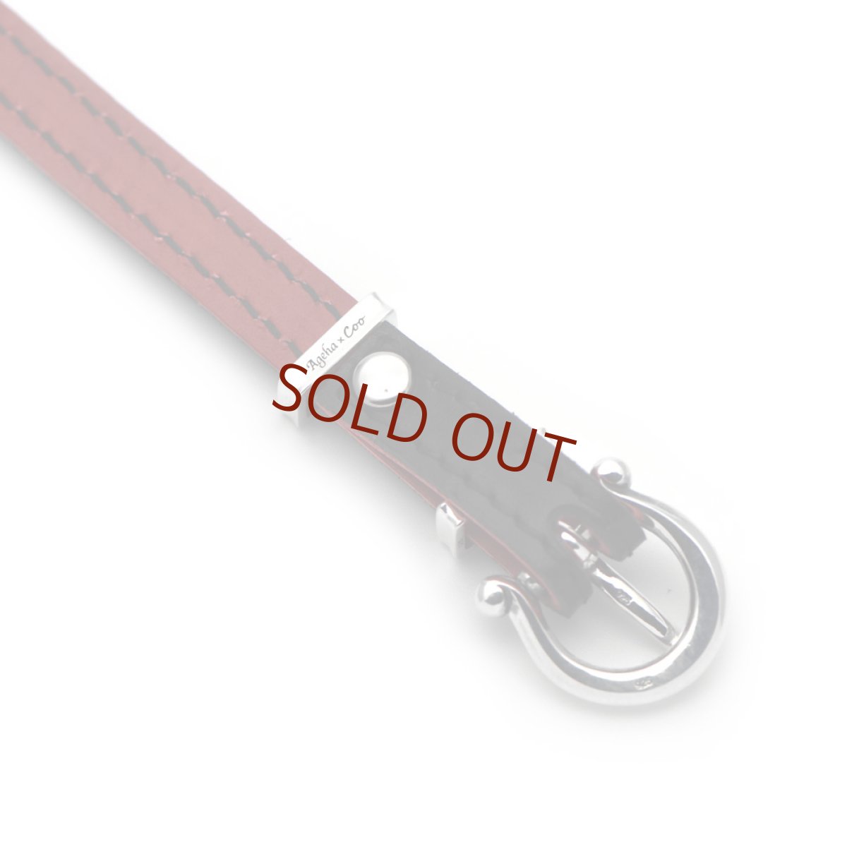 アゲハ蝶のレザーチョーカー(ブラック/レッド)