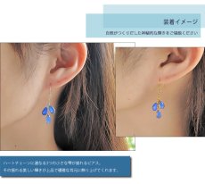 3種類のカラーが美しいティアドロップピアス047(ゴールド