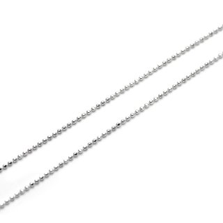 新品✠シルバー925カットボールチェーン 3mm50cm 広く