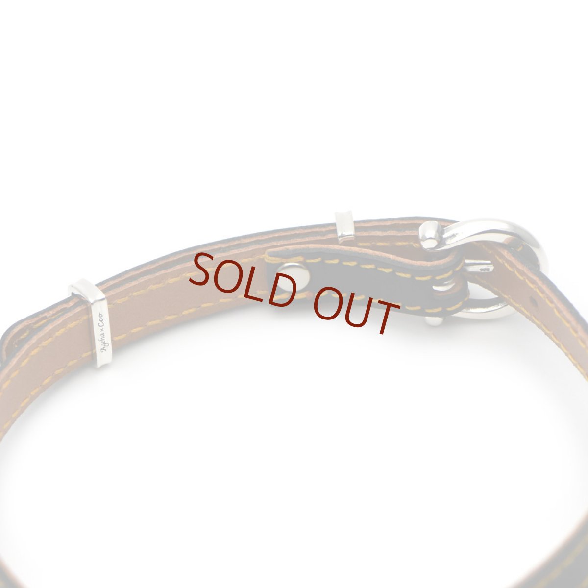 アゲハ蝶の限定レザーチョーカー/ブレスレット(ブラック/キャメル)