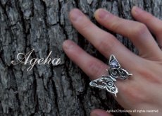 アゲハ蝶とハートのリング074【Ageha|アゲハ】