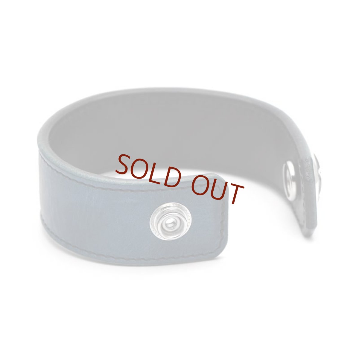 七芒星シルバーコンチョの本革ブレスレット099【cooldust | クールダスト】