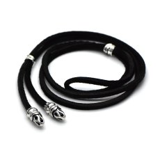 シルバーパーツと鹿革のロングレザーコード300【cooldust | クールダスト】