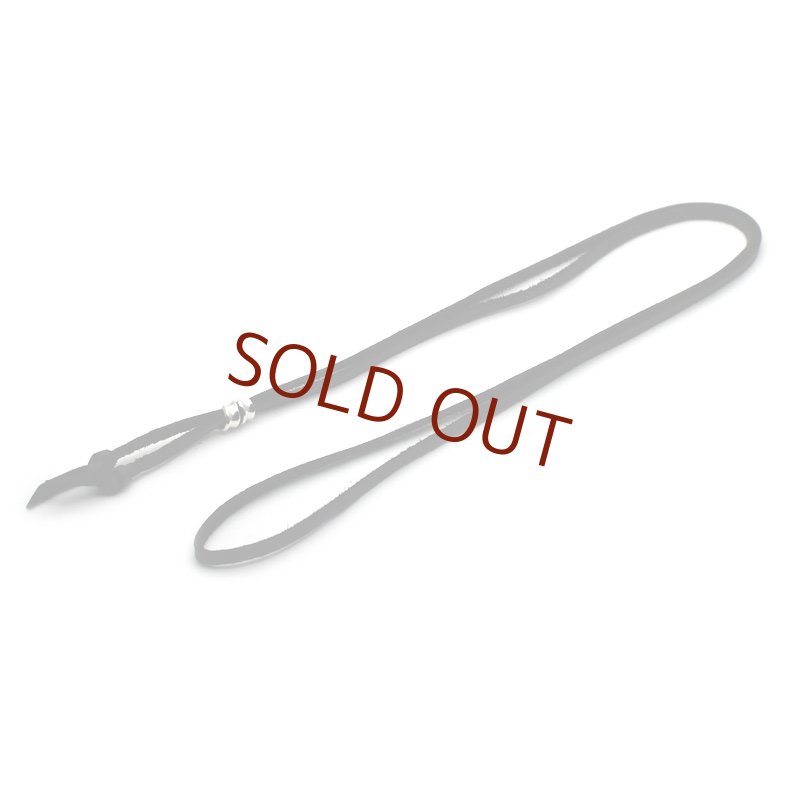 3.0mm巾 鹿革紐 ディアスキン レザーコード ブラック 50cm-80cm【LEPUS