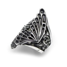 アゲハ蝶の羽根が重なり合うつがいリング101【Ageha|アゲハ】
