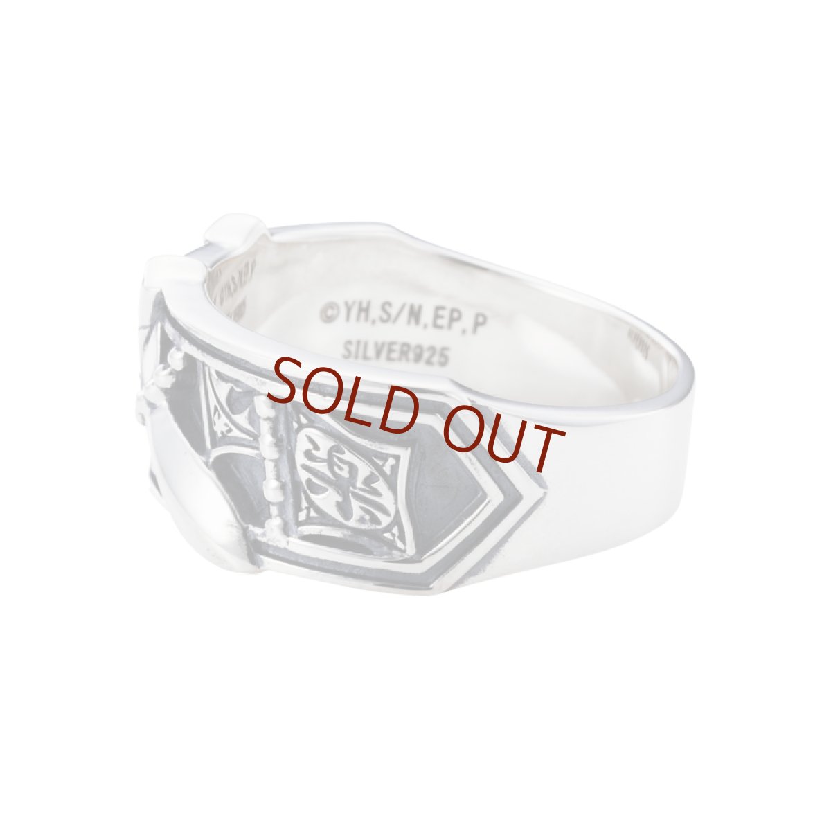 [キングダム 公式コラボアクセサリー]蒙恬(もうてん)モデルシルバーリング 【White clover】