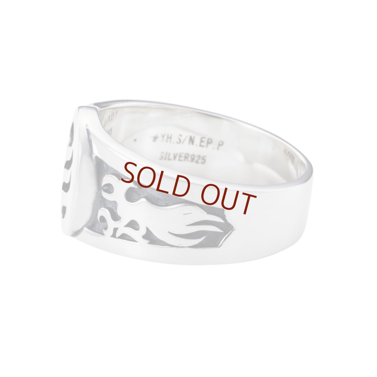 [キングダム 公式コラボアクセサリー]王賁(おうほん)モデルシルバーリング 【White clover】