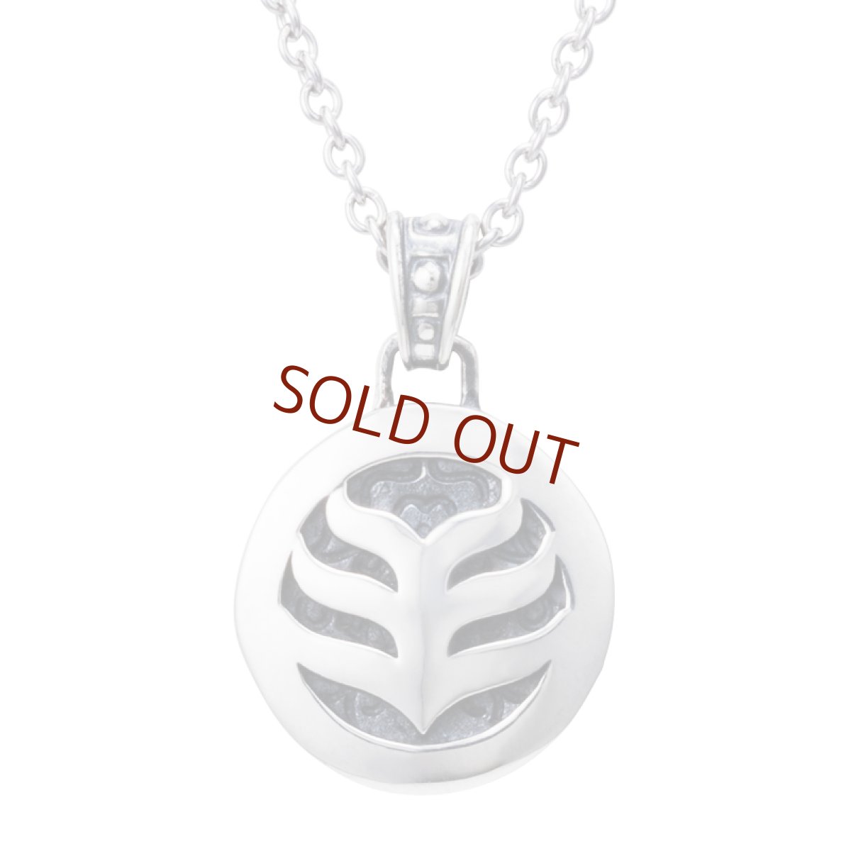 [キングダム 公式コラボアクセサリー]王賁(おうほん)モデル シルバーペンダント 【White clover】