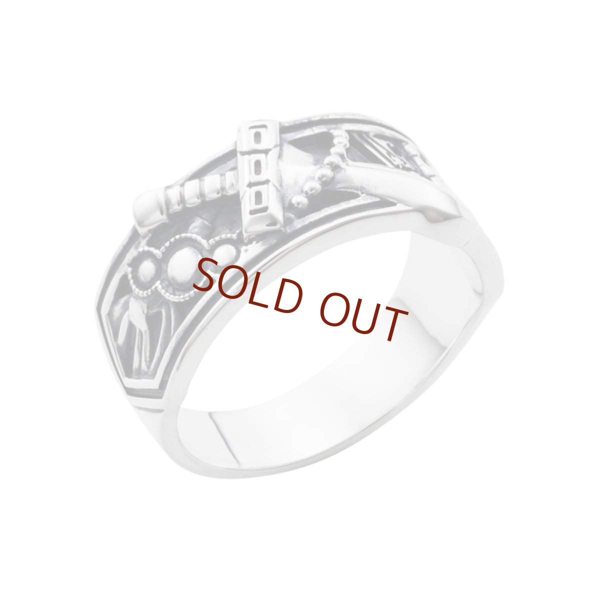 [キングダム 公式コラボアクセサリー]蒙恬(もうてん)モデルシルバーリング 【White clover】