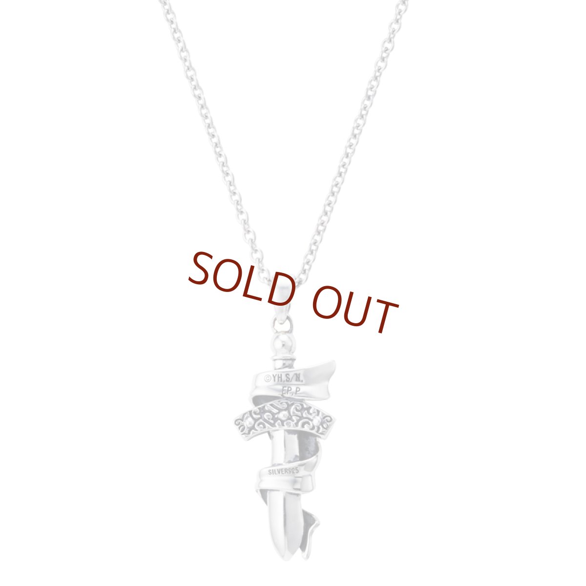 [キングダム 公式コラボアクセサリー]羌瘣(きょうかい)モデル シルバーペンダント 【White clover】