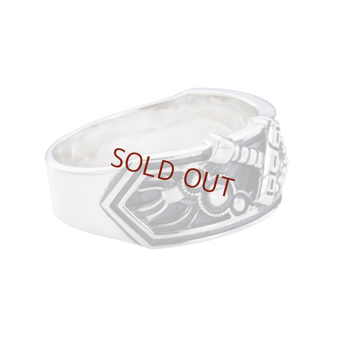 [キングダム 公式コラボアクセサリー]蒙恬(もうてん)モデルシルバーリング 【White clover】