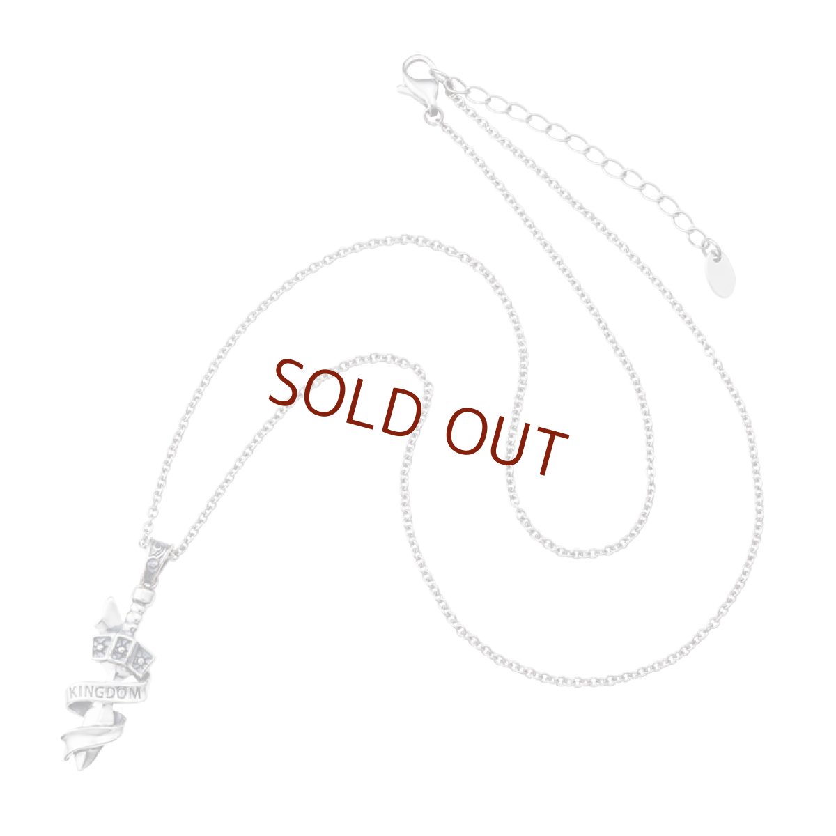 [キングダム 公式コラボアクセサリー]信(しん)モデルシルバーペンダント 【White clover】