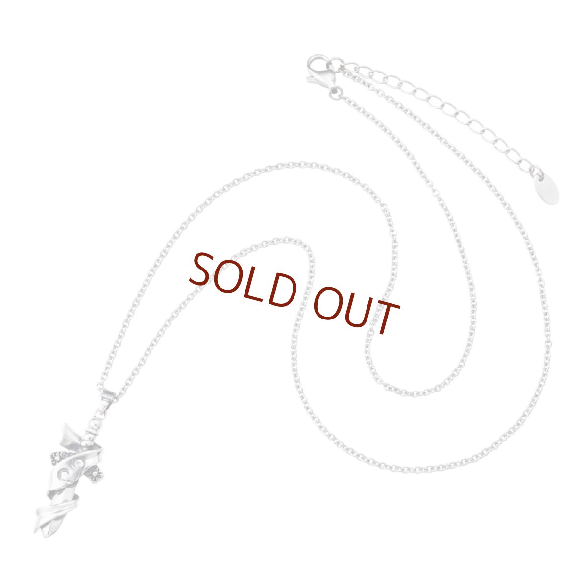 [キングダム 公式コラボアクセサリー]羌瘣(きょうかい)モデル シルバーペンダント 【White clover】