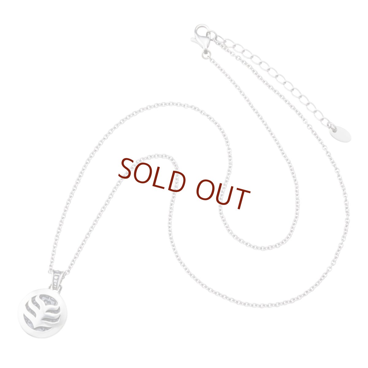 [キングダム 公式コラボアクセサリー]王賁(おうほん)モデル シルバーペンダント 【White clover】