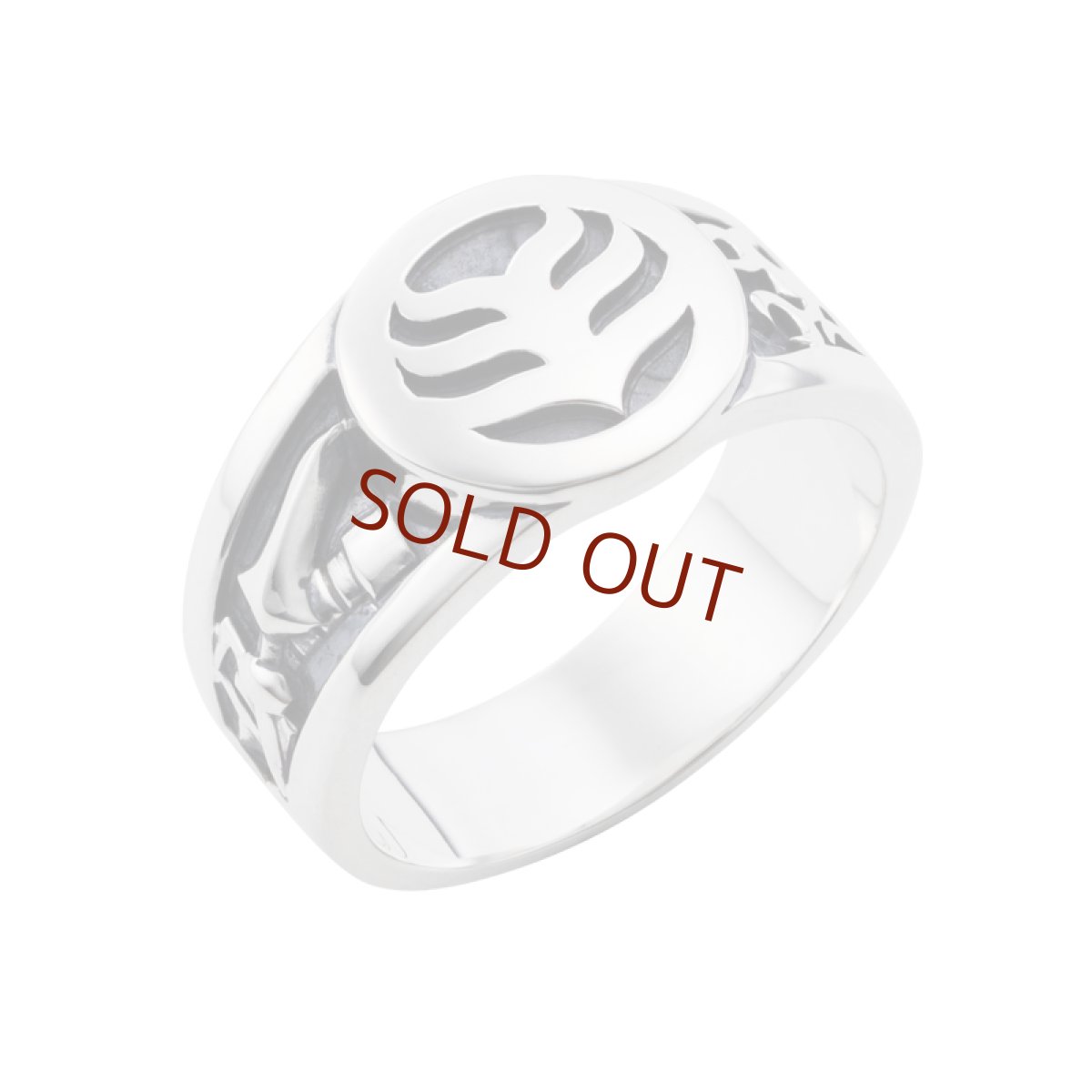 [キングダム 公式コラボアクセサリー]王賁(おうほん)モデルシルバーリング 【White clover】