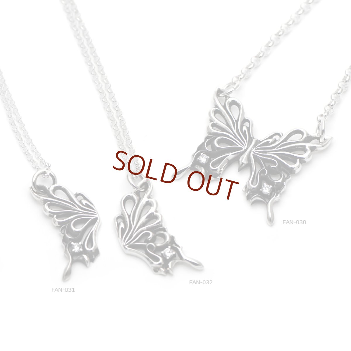 アゲハ蝶の両吊りタイプペンダント【Ageha|アゲハ】