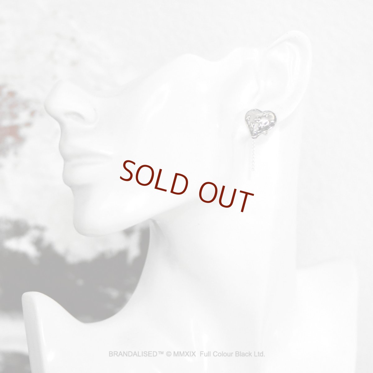 [ブランダライズド 公式コラボアクセサリー] バンクシー バンドエイドハートピアス 【cooldust×BRANDALISED™】 