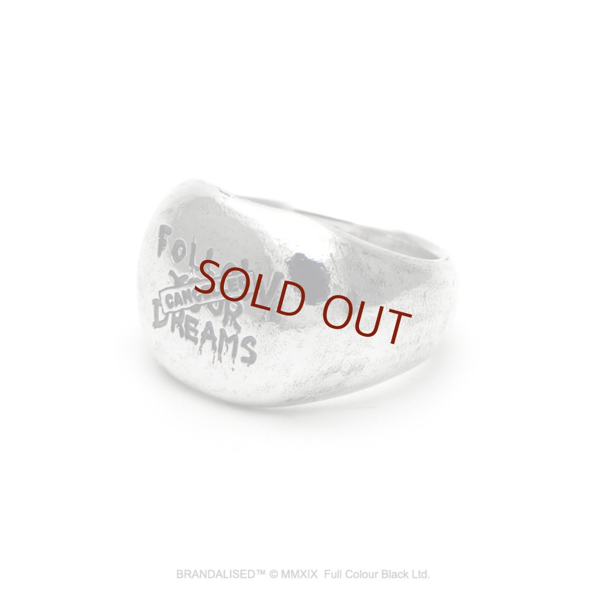 [ブランダライズド 公式コラボアクセサリー] バンクシー フォローユアドリームズ シルバーリング 【cooldust×BRANDALISED™ 】