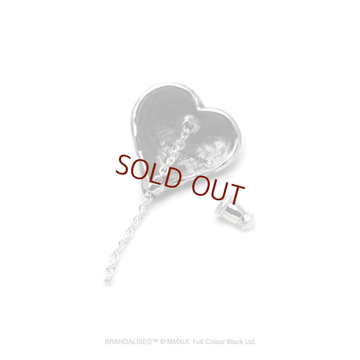 [ブランダライズド 公式コラボアクセサリー] バンクシー バンドエイドハートピアス 【cooldust×BRANDALISED™】 