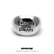 [ブランダライズド 公式コラボアクセサリー] バンクシー フォローユアドリームズ シルバーリング 【cooldust×BRANDALISED™ 】