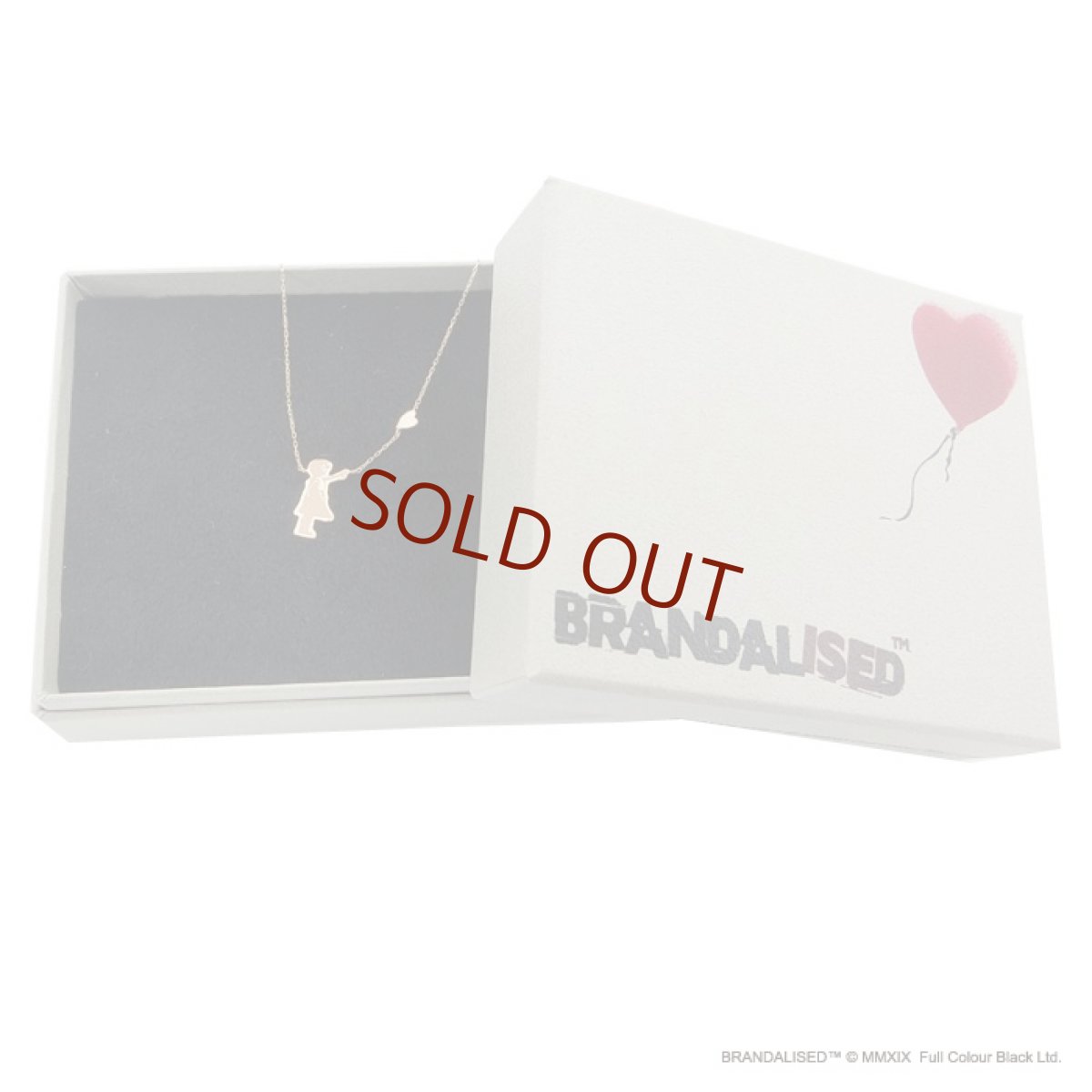 [ブランダライズド 公式コラボアクセサリー] Banksy "Balloon Girl" Necklace/バンクシー バルーンガールネックレス 【SERASTINY×BRANDALISED™】 
