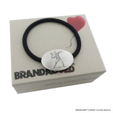 [ブランダライズド 公式コラボアクセサリー] Banksy ”Flower Bomber” Hair tie/バンクシー フラワーボンバーヘアゴム【Fatima Design×BRANDALISED™】 