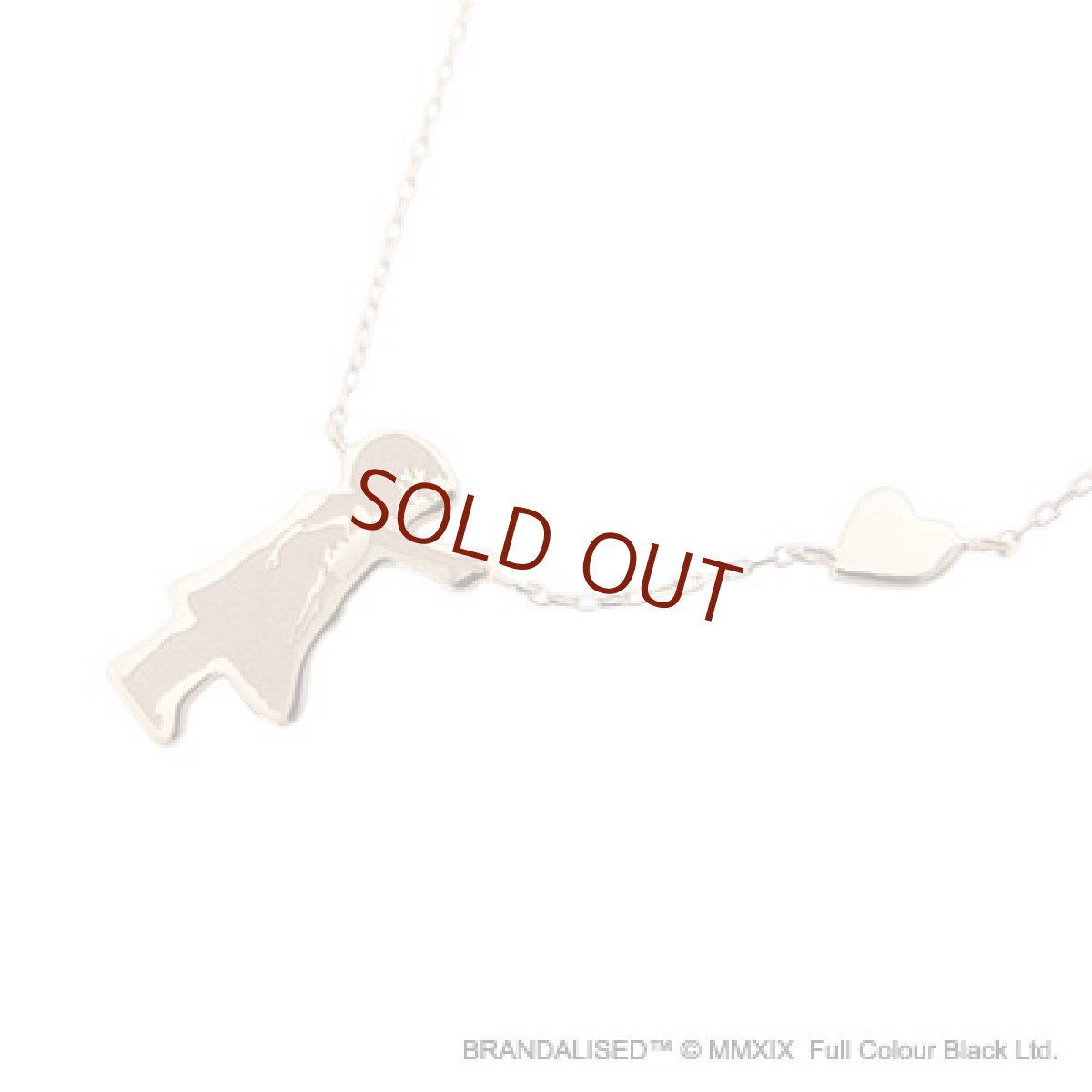 [ブランダライズド 公式コラボアクセサリー] Banksy "Balloon Girl" Necklace/バンクシー バルーンガールネックレス 【SERASTINY×BRANDALISED™】 