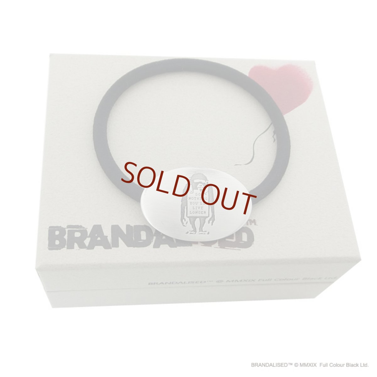[ブランダライズド 公式コラボアクセサリー] Banksy ”Do Nothing” Hair tie/バンクシー ドゥーナッシングヘアゴム【Fatima Design×BRANDALISED™】 