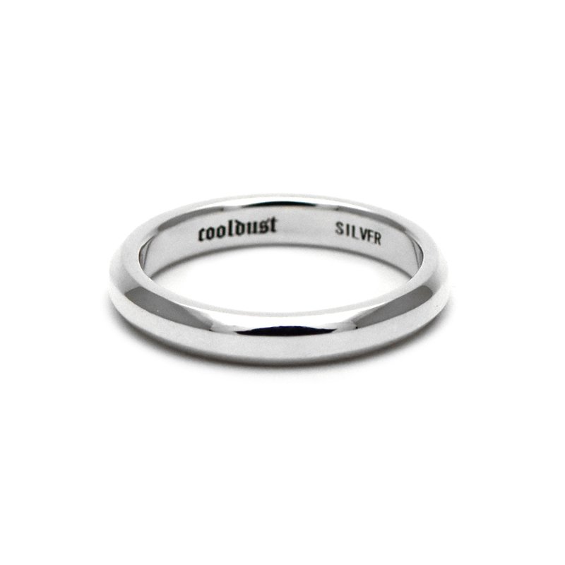 ストレートライン シンプル シルバー925 リング 指輪【cooldust