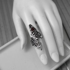 アラベスク模様のアゲハ蝶のシルバーリング