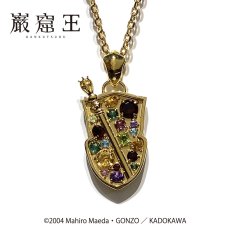 [アニメ巌窟王]モンテ・クリスト伯爵 ジュエリーエンブレム シルバーネックレスGD「Le Comte de“Monte-Cristo” JEWEL ver.」