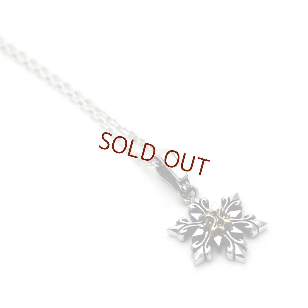 スノーフレーク(雪の結晶)のシルバーペンダント［カスタム］