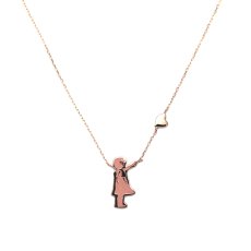 [ブランダライズド 公式コラボアクセサリー] Banksy "Balloon Girl" Necklace/バンクシー バルーンガールネックレス 【SERASTINY×BRANDALISED™】