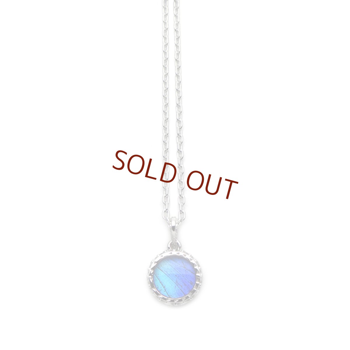 ゴシック調のラウンドペンダント(シルバー)【Psyche|プシュケ】