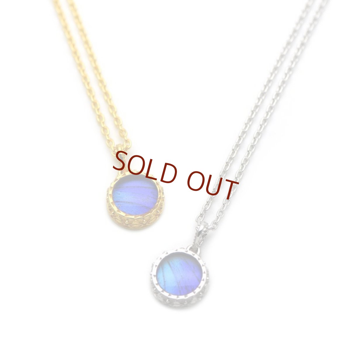 ゴシック調ラウンドペンダント(ゴールド)【Psyche|プシュケ】