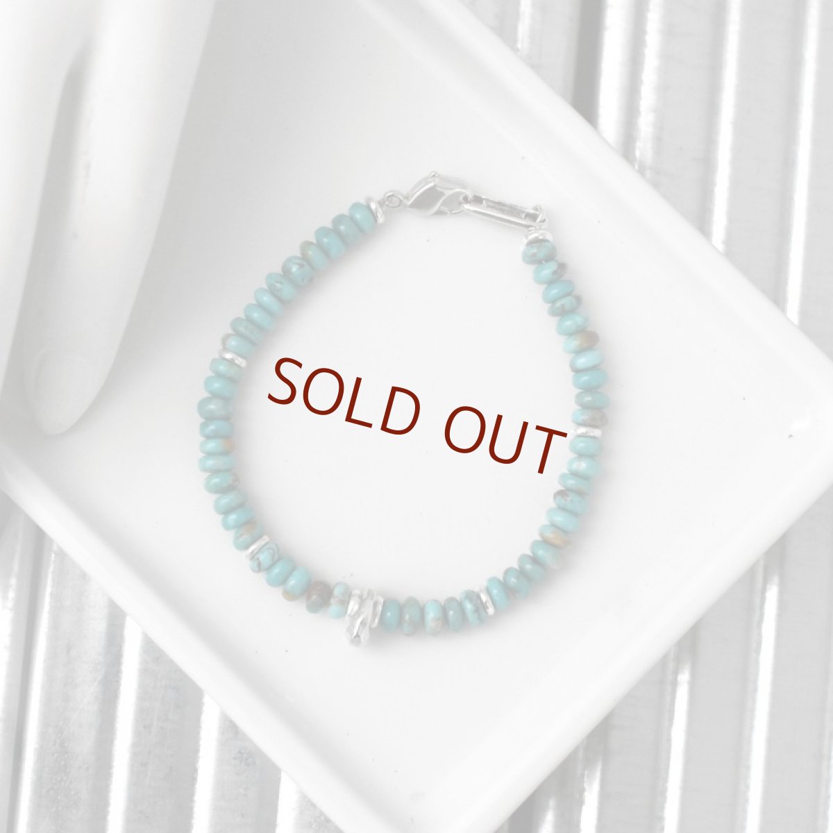 ストーンブレスレット ターコイズ