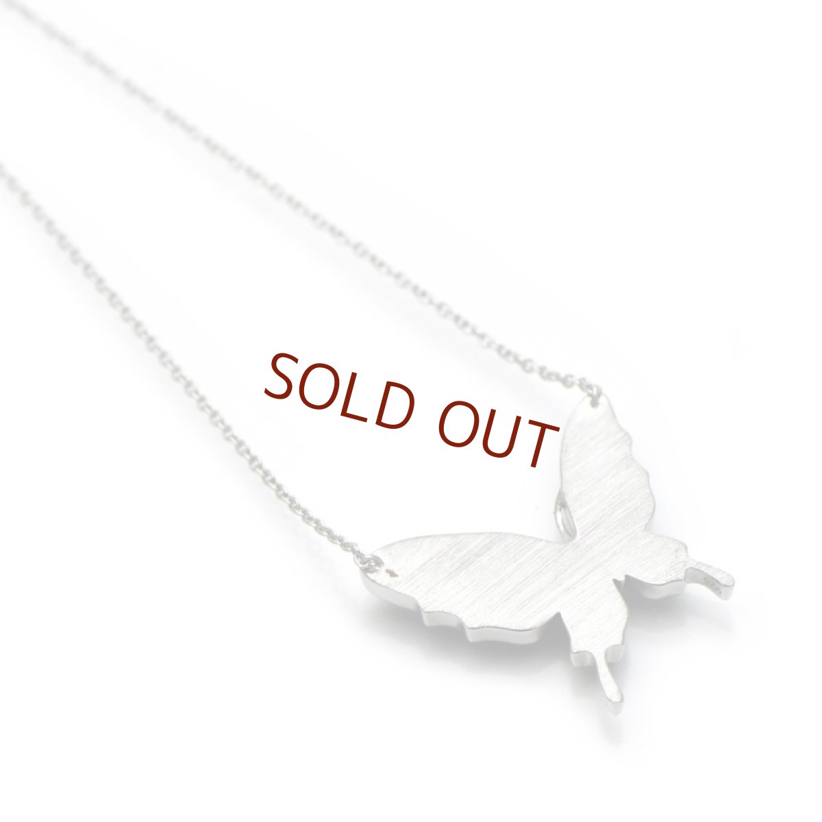 タミラスムラサキシジミ 蝶の翅 両吊りタイプペンダント(シルバー)【Psyche|プシュケ】