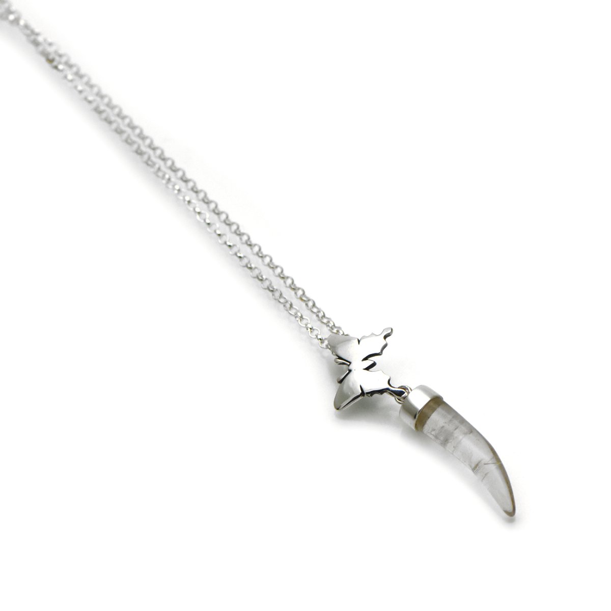 アゲハ 蝶 ルチルクオーツ シルバーペンダント【Ageha|アゲハ】