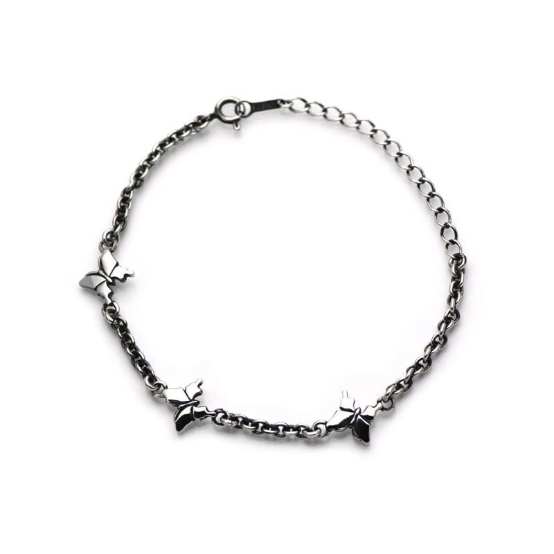アゲハ 蝶 シルバー925 チェーン ブレスレット【Ageha|アゲハ】Ageha