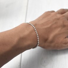 BALL CHAIN BRACELT 3.0mm (WOMEN'S) / ボール チェーン ブレスレット【it's 12 midnight Original | イッツトゥエルヴミッドナイト】