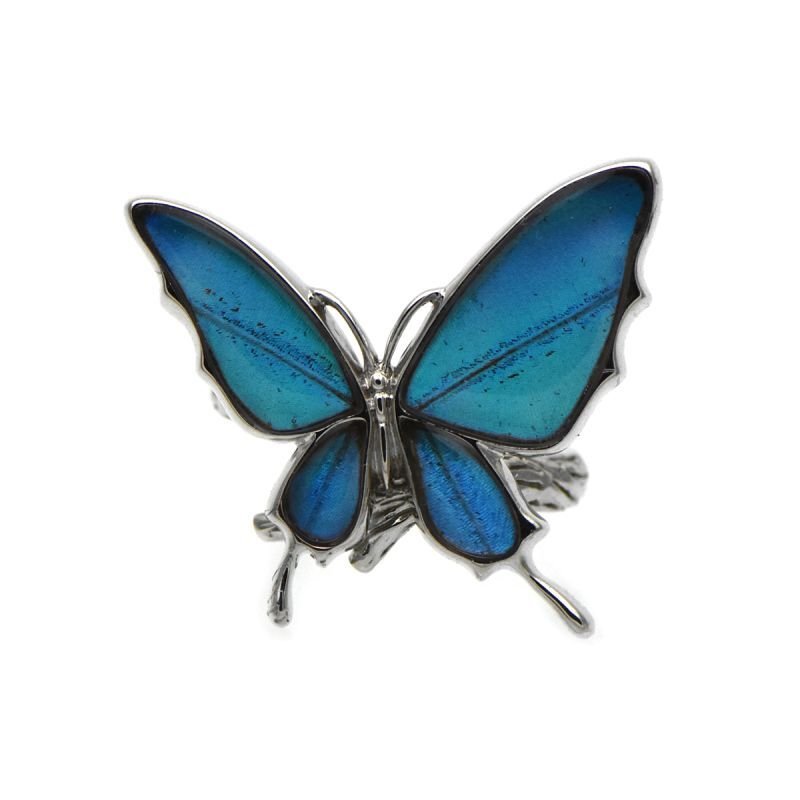 ゼフィリティスモルフォ 蝶の翅 シルバー 925 リング 指輪 【Psyche