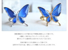 カキカモルフォ 蝶の翅 リング (シルバー)【Psyche|プシュケ】