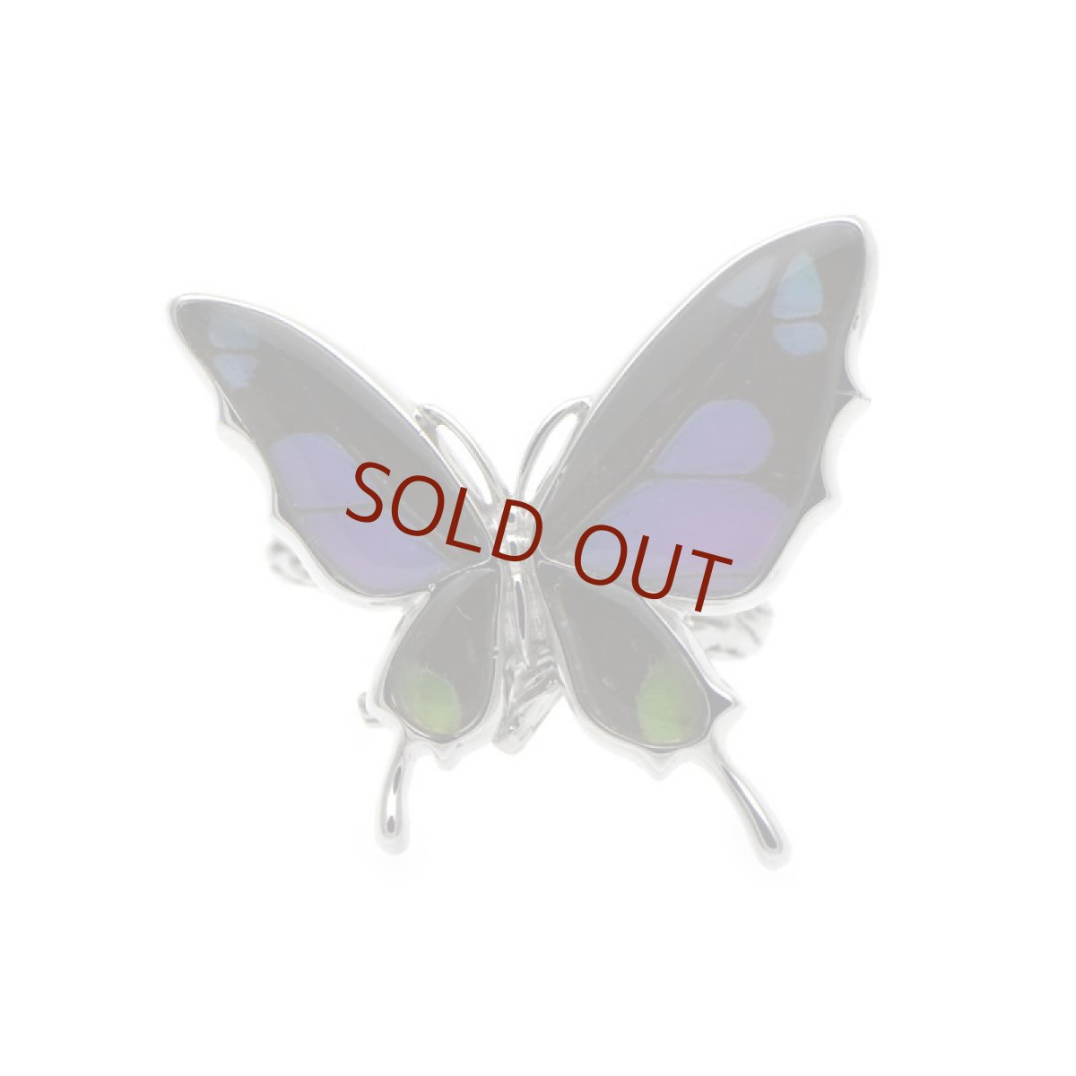 ミイロタイマイ 蝶の翅 リング (シルバー)【Psyche|プシュケ】