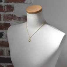 スルコウスキーモルフォ 蝶の翅 雫 ティアドロップ ペンダント (ゴールド)【Psyche|プシュケ】