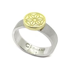 麻の葉 文様 指飾り シルバー925 リング【KANAME | 金目】