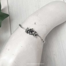 アゲハ蝶と植物のブレスレット069 Sサイズ【Ageha|アゲハ】