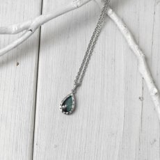 ドクソコパチェルビナ 蝶の翅 雫 ティアドロップ  シルバー925 ペンダント ネックレス【Psyche|プシュケ】