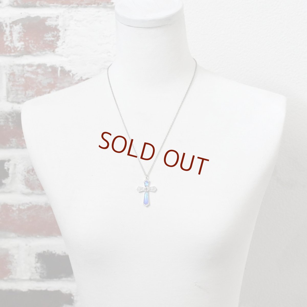 タミラスムラサキシジミ 蝶の翅 クロス シルバー925 ペンダント ネックレス【Psyche|プシュケ】