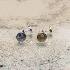 画像3: エ霞 文様 耳飾り 和柄 シルバー925 ピアス  [両耳]【KANAME | 金目(かなめ)】 (3)